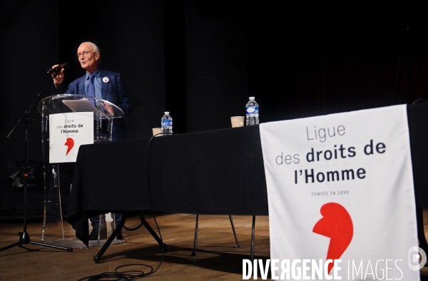 Israel/Palestine. Meeting pour la paix organise par la LDH