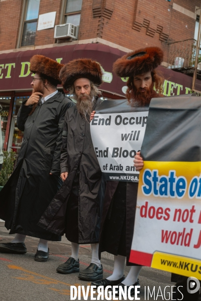 Manifestation Pro-Palestine à Bay Ridge, Brooklyn, New York