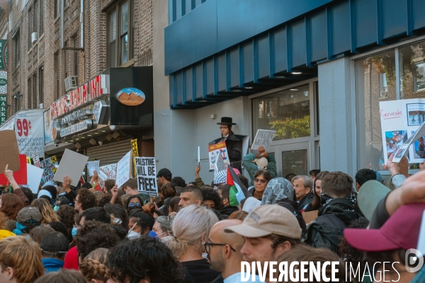 Manifestation Pro-Palestine à Bay Ridge, Brooklyn, New York