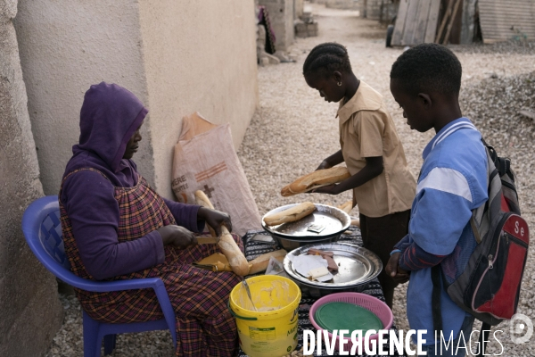 Charles jeune lutteur Sénégalais à Joal Fadiouth