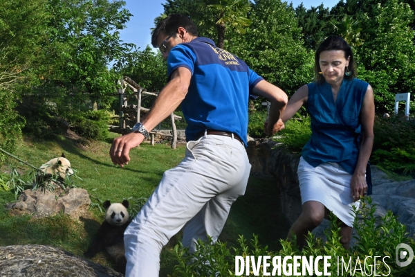 Delphine  et  Rodolphe  Delord son frere ,  ZooParc de Beauval
