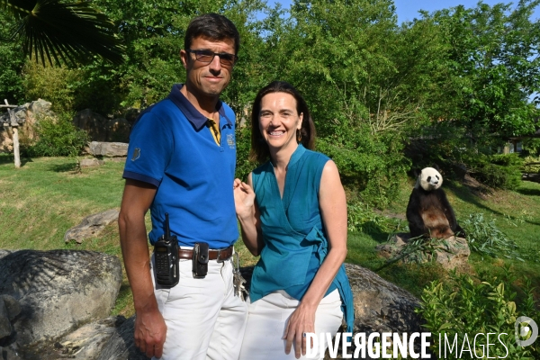 Delphine  et  Rodolphe  Delord son frere ,  ZooParc de Beauval