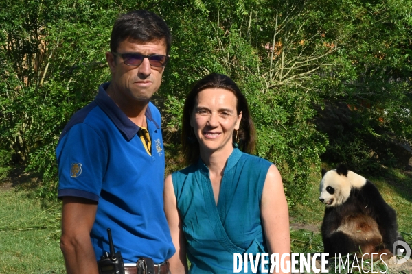 Delphine  et  Rodolphe  Delord son frere ,  ZooParc de Beauval