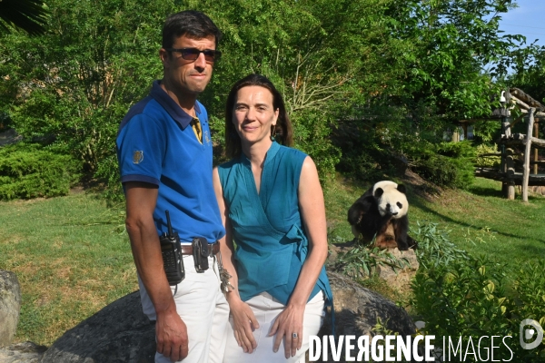 Delphine  et  Rodolphe  Delord son frere ,  ZooParc de Beauval