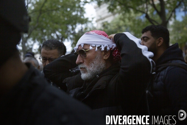 Manifestation pour un cessez le feu à Gaza , Paris.