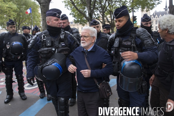 Manifestation pour un cessez le feu à Gaza , Paris.