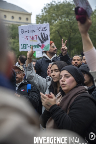 Manifestation pour un cessez le feu à Gaza , Paris.