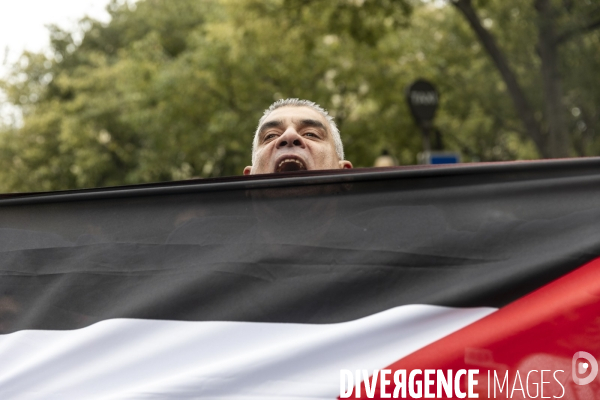 Manifestation en soutien au peuple palestinien et pour un cessez le feu sur la bande de Gaza