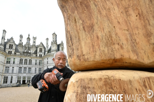 L  artiste WANG KEPING en résidence à  Chambord