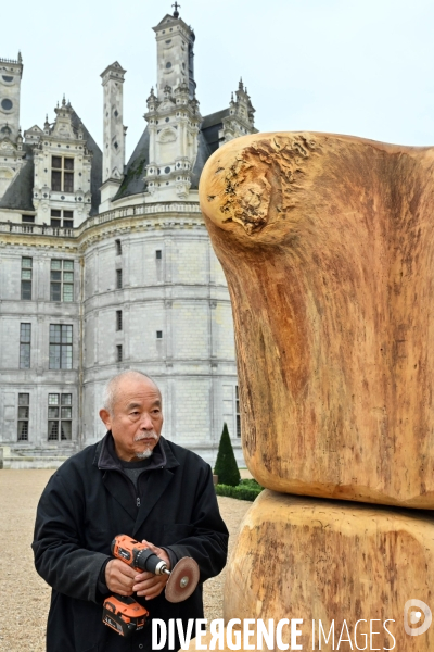 L  artiste WANG KEPING en résidence à  Chambord