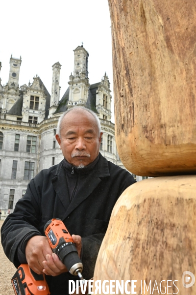 L  artiste WANG KEPING en résidence à  Chambord