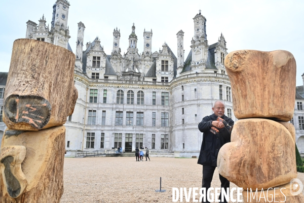 L  artiste WANG KEPING en résidence à  Chambord