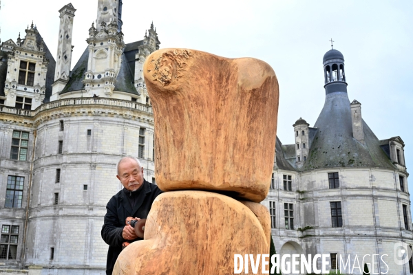 L  artiste WANG KEPING en résidence à  Chambord