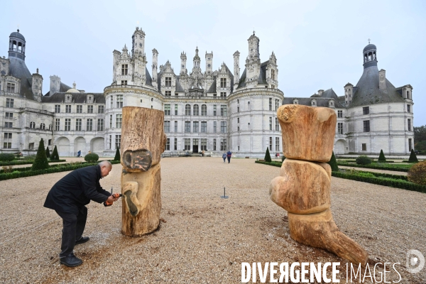L  artiste WANG KEPING en résidence à  Chambord