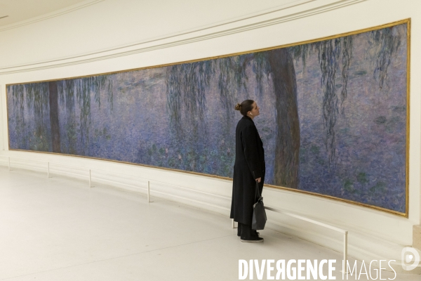 Les visiteurs du Musée de l Orangerie à Paris