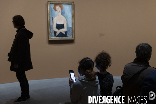 Les visiteurs du Musée de l Orangerie à Paris