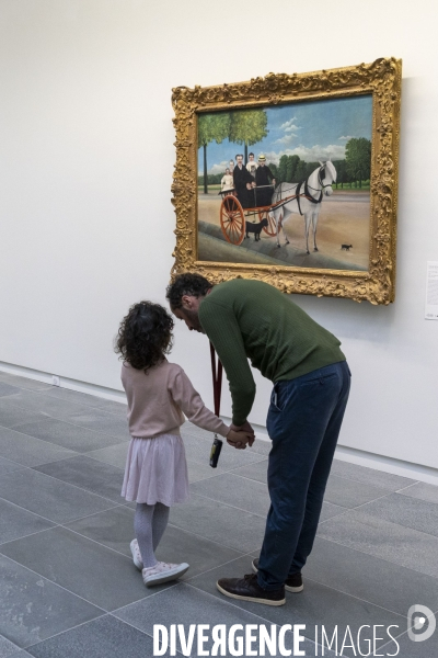 Les visiteurs du Musée de l Orangerie à Paris