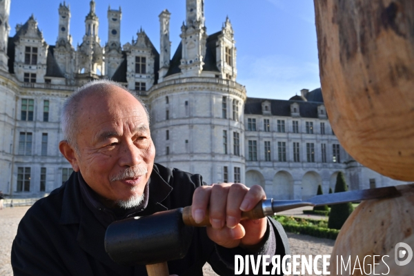 L  artiste WANG KEPING en résidence à  Chambord