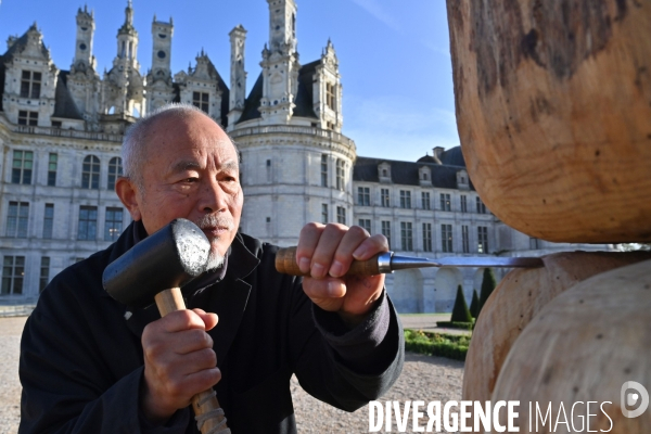 L  artiste WANG KEPING en résidence à  Chambord