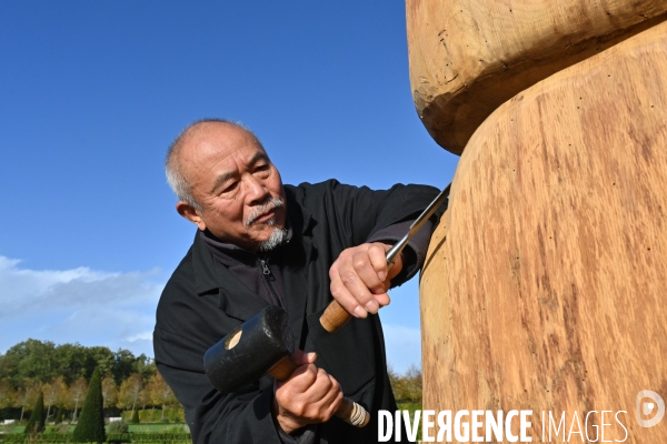 L  artiste WANG KEPING en résidence à  Chambord