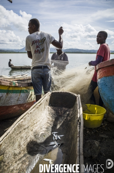 Pecheurs du village d aquin, haiti 2023.