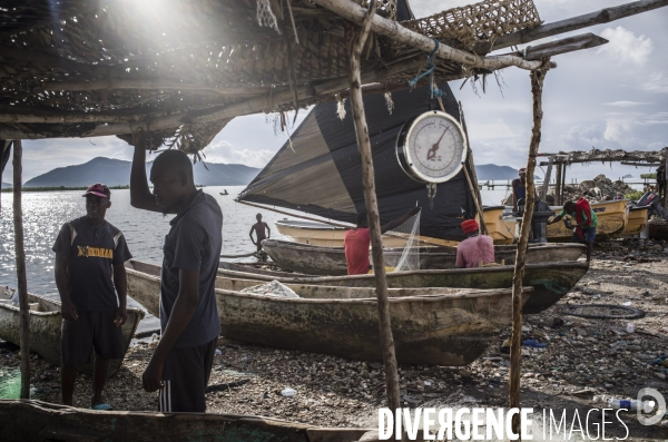 Pecheurs du village d aquin, haiti 2023.