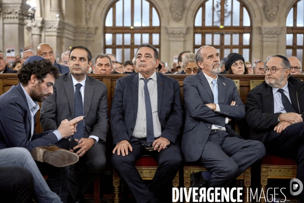 Rassemblement pour les otages israéliens du hamas à la synagogue de la Victoire