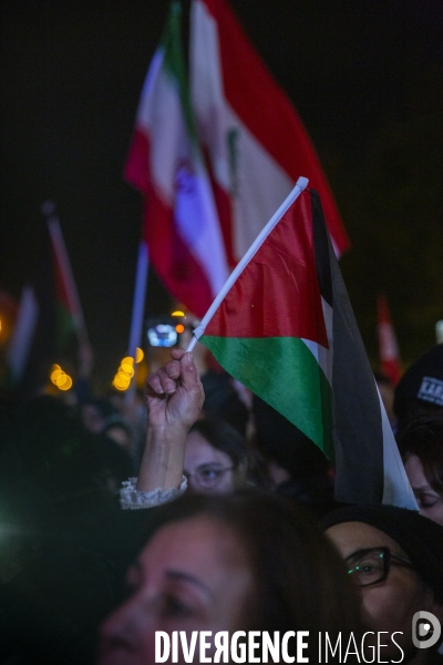 Rassemblement pour un cessez le feu à Gaza