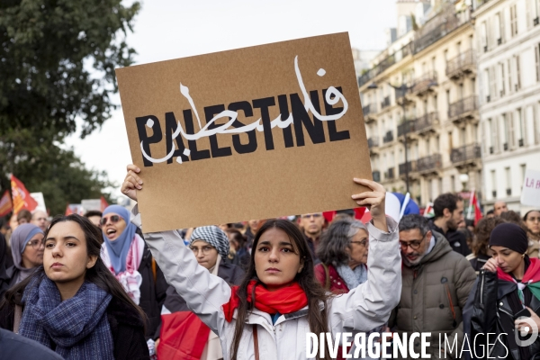 Grande manifestation de soutien à la Palestine
