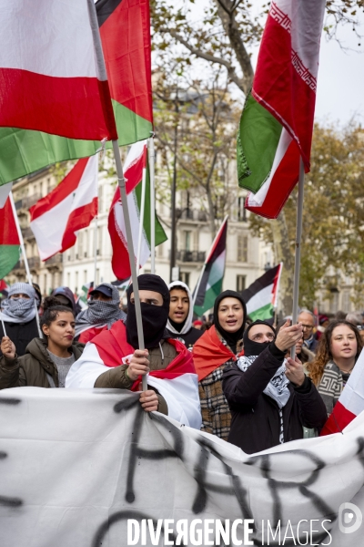 Grande manifestation de soutien à la Palestine