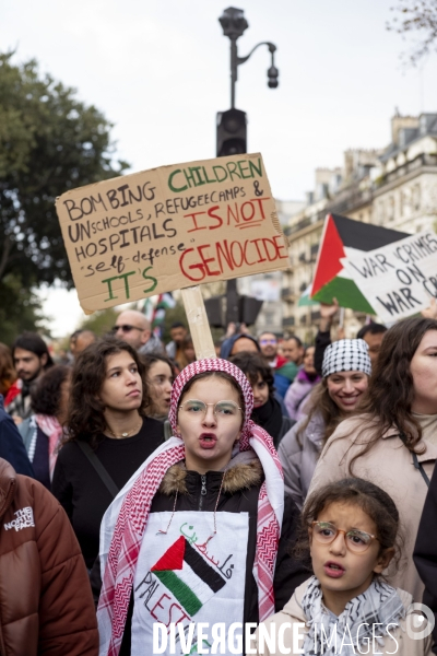 Grande manifestation de soutien à la Palestine