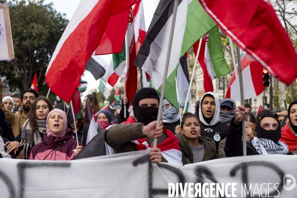 Grande manifestation de soutien à la Palestine
