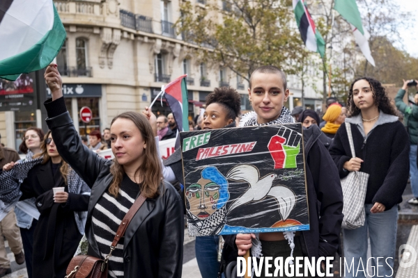 Grande manifestation de soutien à la Palestine