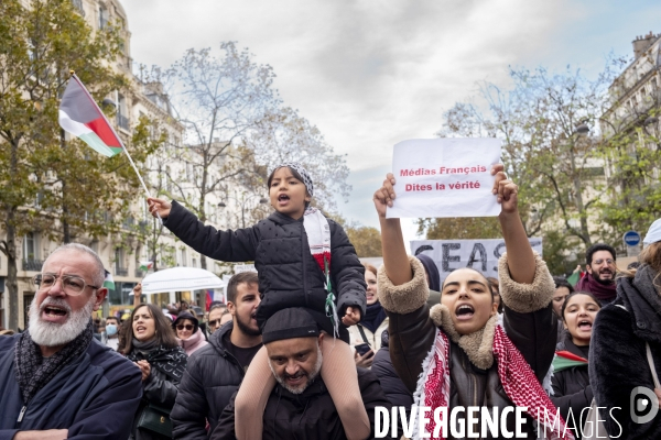 Grande manifestation de soutien à la Palestine