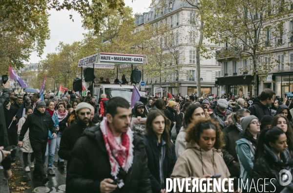 Marche en soutien au peuple palestinien
