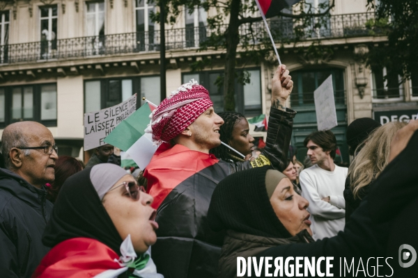 Marche en soutien au peuple palestinien