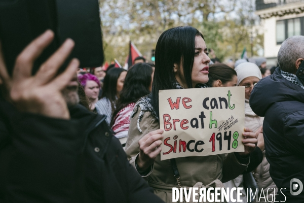 Marche en soutien au peuple palestinien