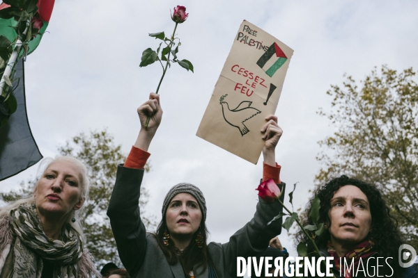 Marche en soutien au peuple palestinien