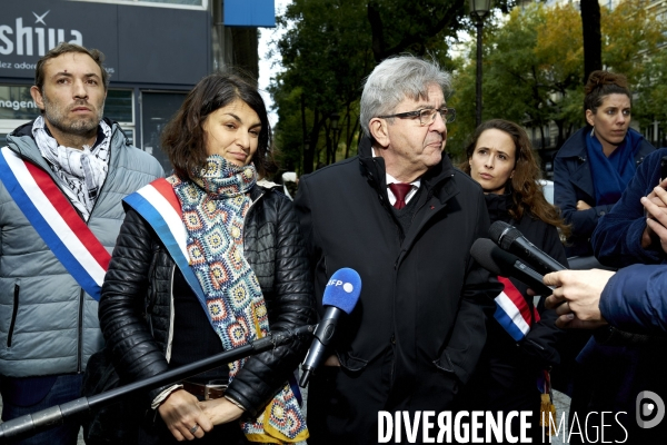 Manifestation pro palestienne pour un cessez le feu