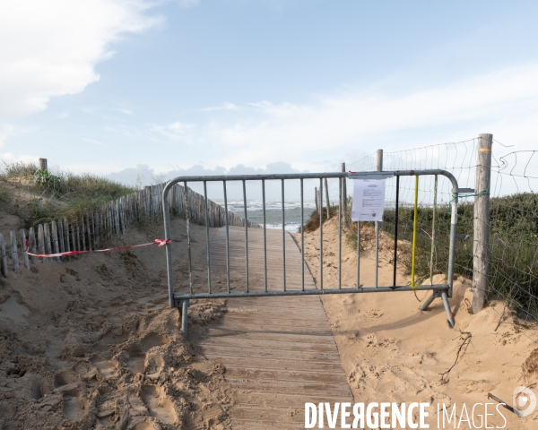 Un littoral errode par les tempetes