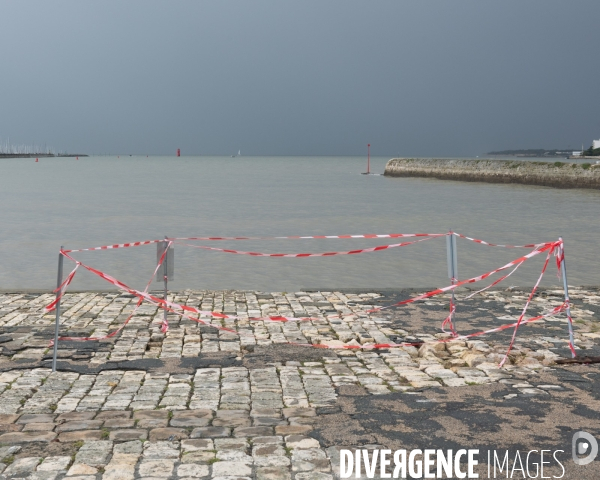 Un littoral errode par les tempetes
