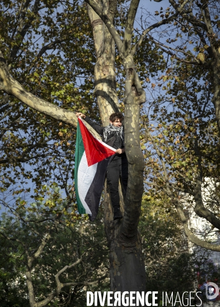 Maniestation en soutien à Gaza.