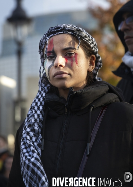 Maniestation en soutien à Gaza.