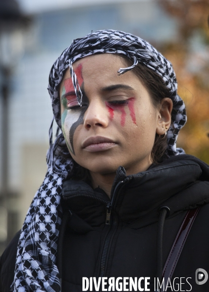 Maniestation en soutien à Gaza.