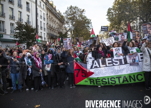 Maniestation en soutien à Gaza.