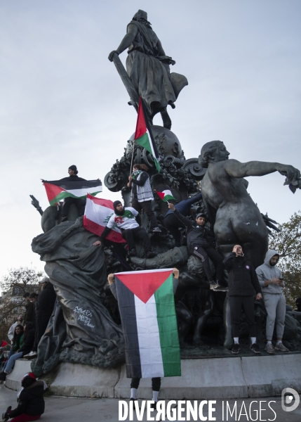 Maniestation en soutien à Gaza.