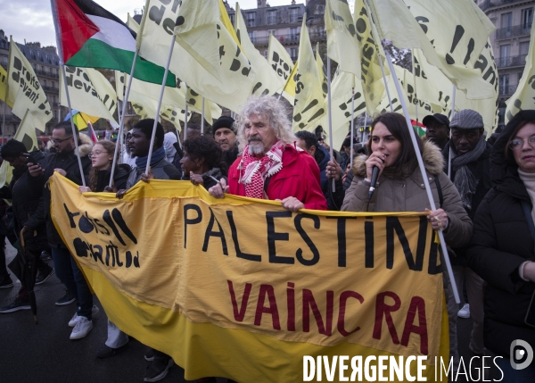 Maniestation en soutien à Gaza.