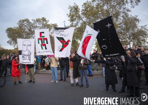 Maniestation en soutien à Gaza.