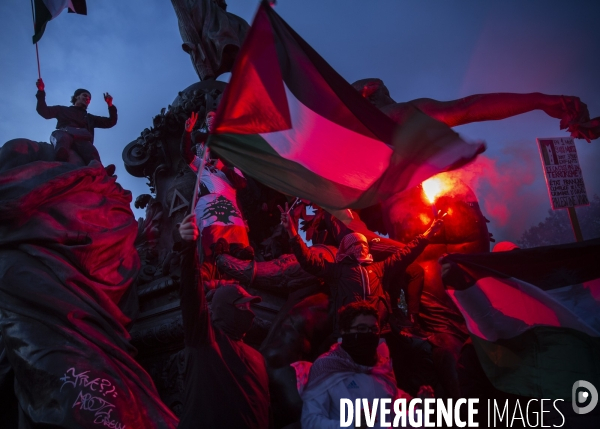 Maniestation en soutien à Gaza.