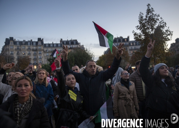 Maniestation en soutien à Gaza.